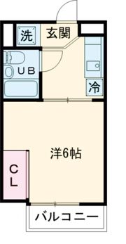 江戸橋マンションの間取り画像