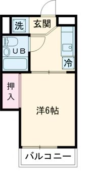 江戸橋マンションの間取り画像