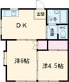 コーポJOYの間取り画像