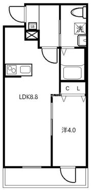 アクアステージの間取り画像