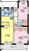 K・キクロスT＆IIの間取り画像
