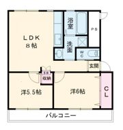 高津橋農住団地D棟の間取り画像