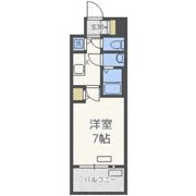 プレサンス大阪福島シエルの間取り画像
