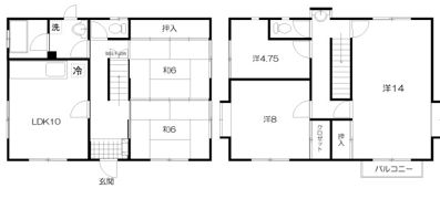 寺家House10の間取り画像