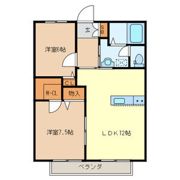 ウエスト/イーストグリーンヒルズの間取り画像