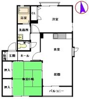 グリーンパーク’96 D棟の間取り画像