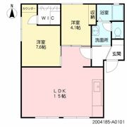 アビーロード A棟の間取り画像