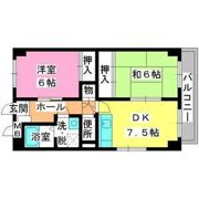 ハイツウェルスの間取り画像