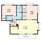 ディアスプラザ Cの間取り画像