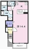 カーサフィオーレ浜田の間取り画像