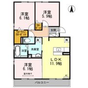 ソレイユY・Ⅱの間取り画像