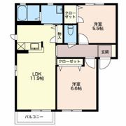 ブリリアントハウス Bの間取り画像