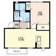 ディアス石山 Cの間取り画像