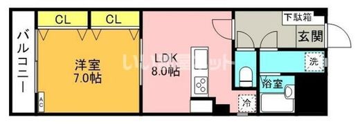 フジビュー矢向の間取り画像