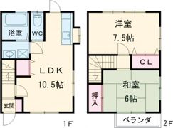 コーポ宇佐川の間取り画像
