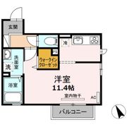 グリーンコートの間取り画像
