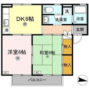 ラビアンローズ A棟の間取り画像