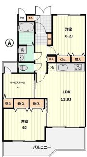 S-FORT鶴川の間取り画像