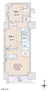 エスティメゾン錦糸町Ⅱの間取り画像