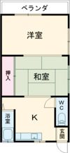 ガーネ福里の間取り画像