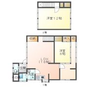 豊川市国府町下河原貸家の間取り画像