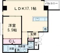 シャンボールWAKAKUSA甲南山手駅前の間取り画像