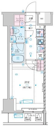 GENOVIA川崎Ⅶ（ジェノヴィア川崎セブン）の間取り画像
