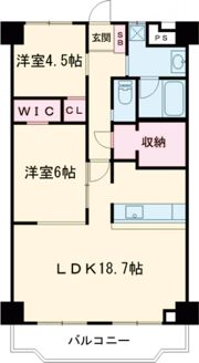 サンハイツ大和第1の間取り画像
