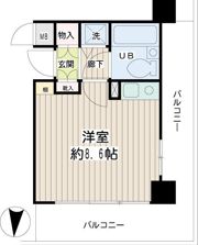 鶴見東パーク・ホームズの間取り画像