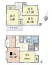 松伏町戸建の間取り画像