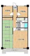 ベルエール宇部文京町の間取り画像
