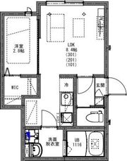 KEIAI RESIDENCE 淵野辺Ⅲの間取り画像