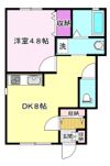 コーポキリシマⅡの間取り画像