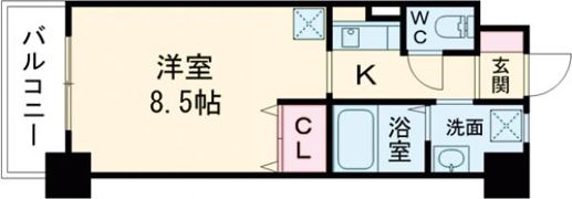 アンシャールの間取り画像