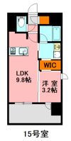 デュ・レジア博多レジデンスの間取り画像