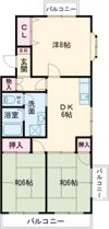 サンライズ栄の間取り画像