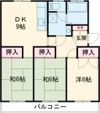 KBハイツの間取り画像