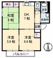 サテライトN 1棟の間取り画像