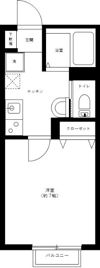 キャメル谷塚Ⅳ(キャメルヤツカフォー)の間取り画像