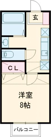 アスティオン荒井Ⅲの間取り画像