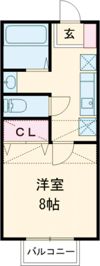 アスティオン荒井Ⅲの間取り画像
