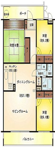 リブレ仙石原の間取り画像
