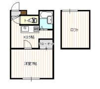 ドミールⅠの間取り画像