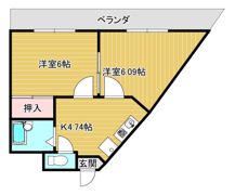 ウエストビレッジの間取り画像