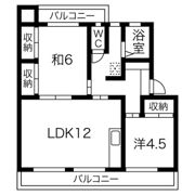 コーポポエムの間取り画像