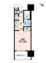 サヴォイ グランデ ウォーターサイドの間取り画像