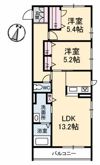 グランツヴィラ大福 A棟の間取り画像