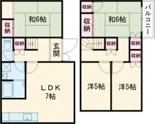 別府町新野辺戸建の間取り画像