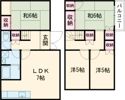 別府町新野辺戸建の間取り画像