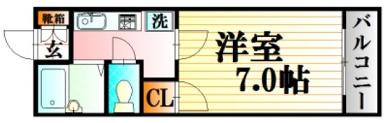 レジデンス西木の間取り画像